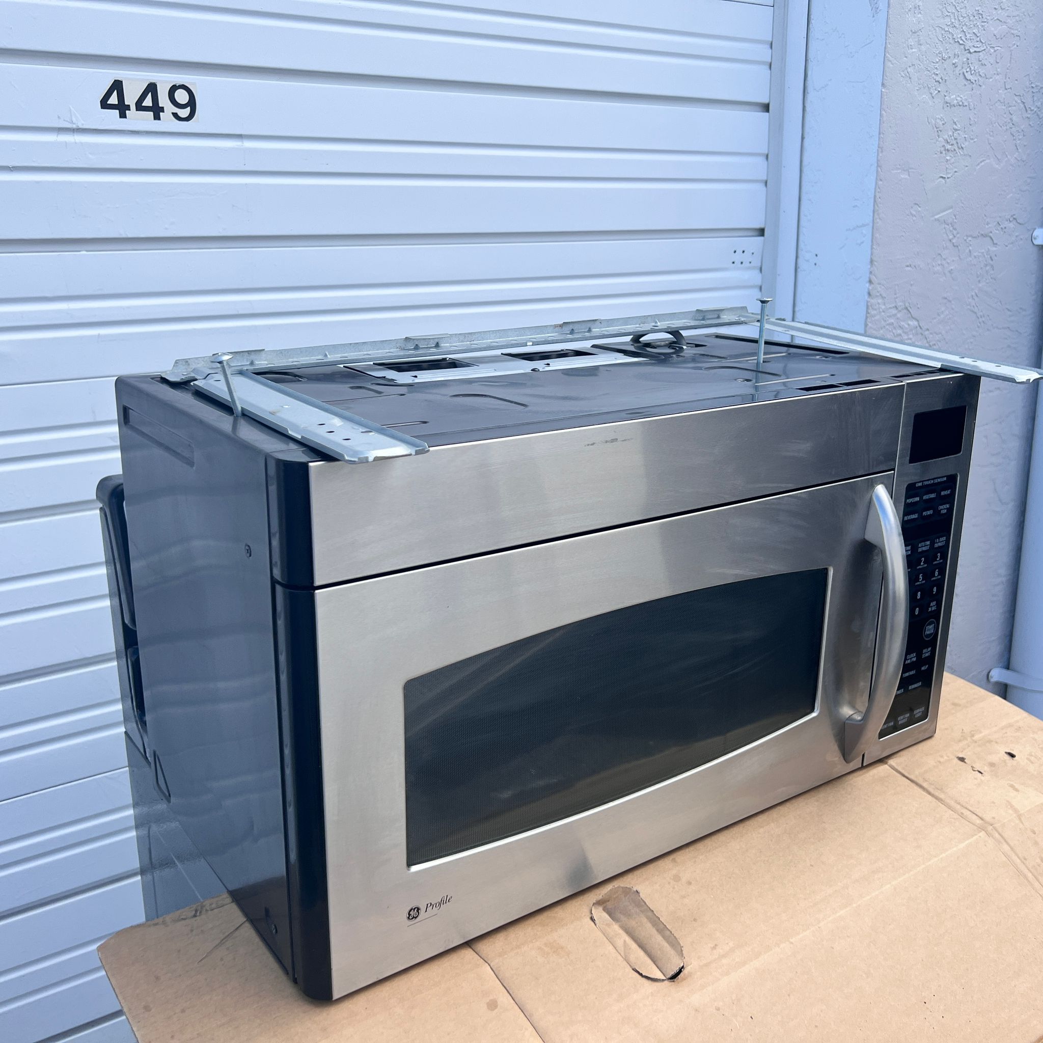 GE Profile Stainless Steel Over-the-Range Microwave GE Profile Stainless Steel Over-the-Range Microwave
